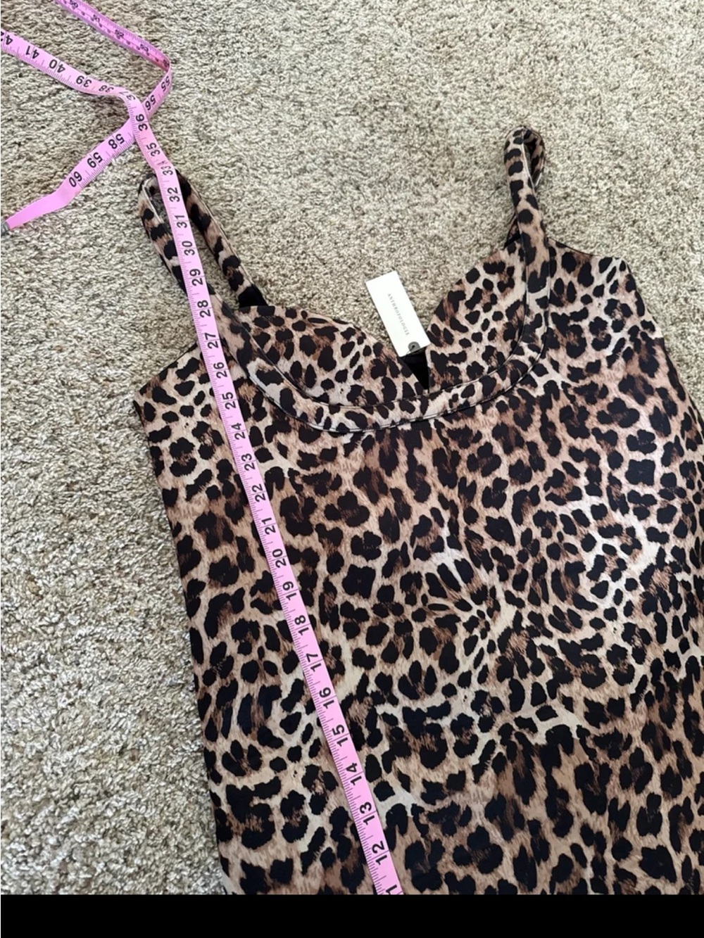 NWT Anthropologie Dhruv Kapoor Leopard Mini Dress size Medium - Picture 12 of 12